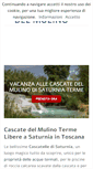 Mobile Screenshot of cascate-del-mulino.info